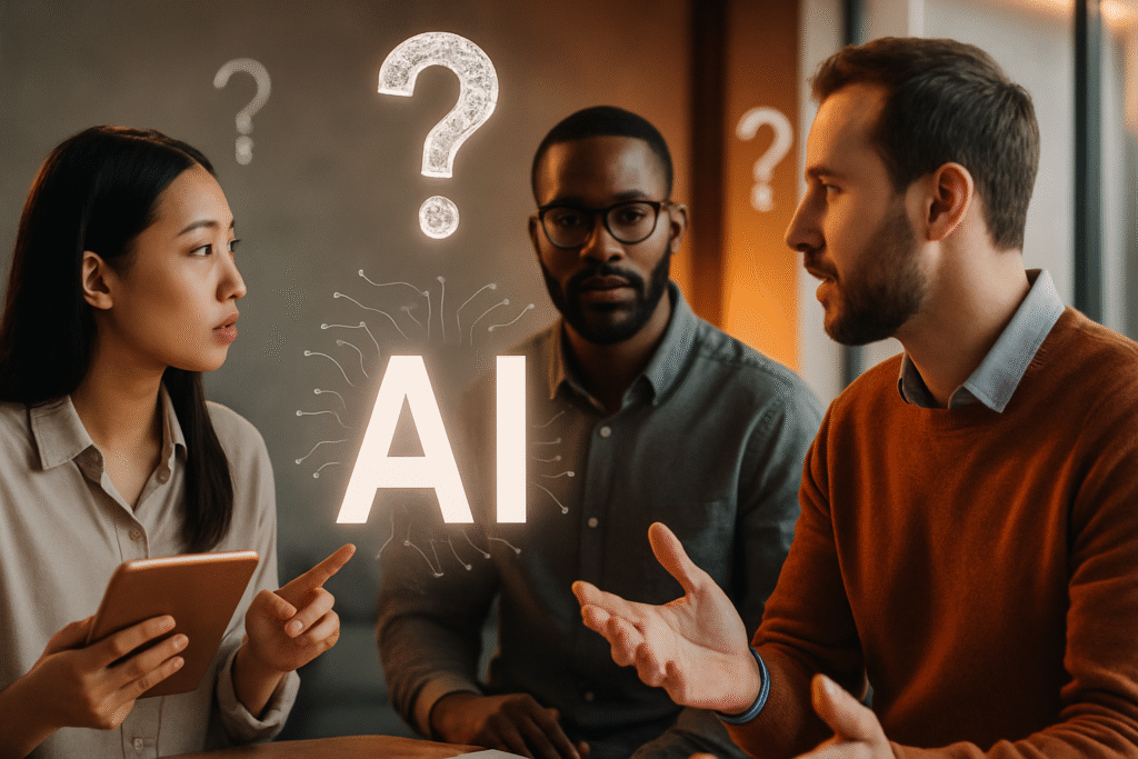 FAQ intelligence artificielle pour entreprise Suisse France International